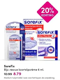 Drogisterij Visser SoreFix aanbieding