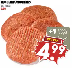 De Boerenschuur Runderhamburgers aanbieding