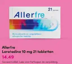 Drogisterij Visser Allerfre Loratadine 10 mg aanbieding