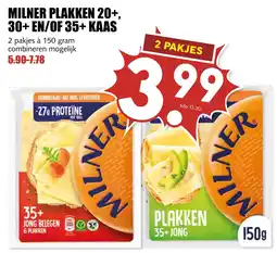 De Boerenschuur Milner plakken 20+, 30+ en/of 35+ kaas aanbieding