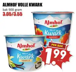 De Boerenschuur Almhof volle kwark aanbieding