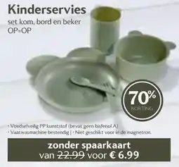De Boerenschuur Kinderservies aanbieding