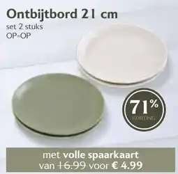 De Boerenschuur Ontbijtbord aanbieding