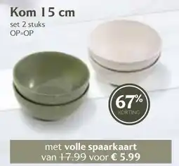 De Boerenschuur Kom aanbieding