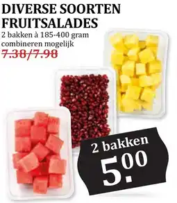 De Boerenschuur Diverse soorten fruitsalades aanbieding