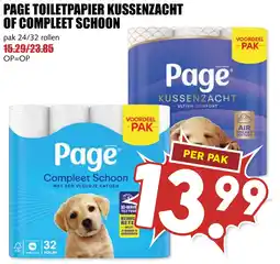 De Boerenschuur Page toiletpapier kussenzacht of compleet schoon aanbieding