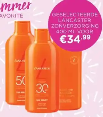 ICI Paris XL Geselecteerde lancaster zonverzorging aanbieding