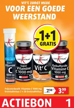 Lucovitaal Vit'c zorgt mede voor een goede weerstand aanbieding