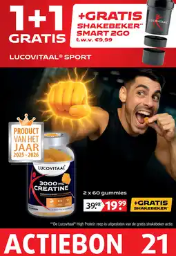 Lucovitaal Lucovitaal 3000 mg creatine aanbieding
