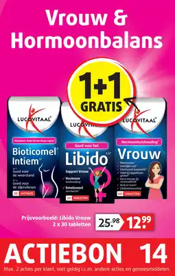 Lucovitaal Vrouw & Hormoonbalans aanbieding