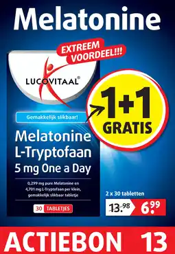 Lucovitaal Melatonine aanbieding