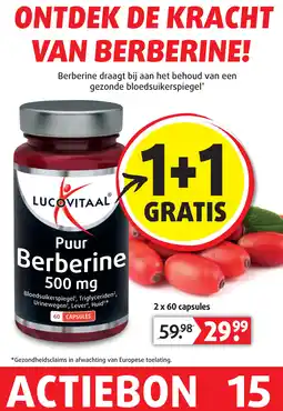 Lucovitaal Lucovitaal puur berberine aanbieding