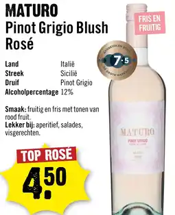 Dirck 3 Maturo Pinot Grigio Blush Rosé aanbieding