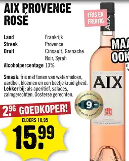 Dirck 3 AIX Provence Rose aanbieding