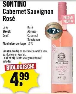 Dirck 3 Sontino Cabernet Sauvignon Rosé aanbieding