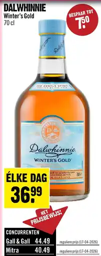 Dirck 3 Dalwhinnie Winter's Gold aanbieding