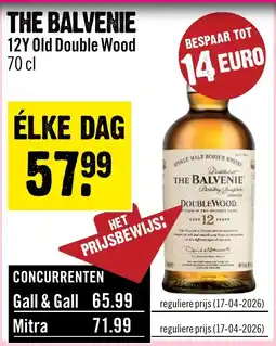 Dirck 3 The Balvenie 12Y Old Double Wood aanbieding