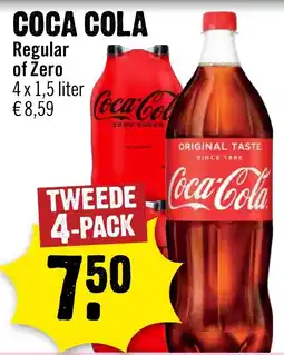 Dirck 3 Coca cola Regular of Zero aanbieding