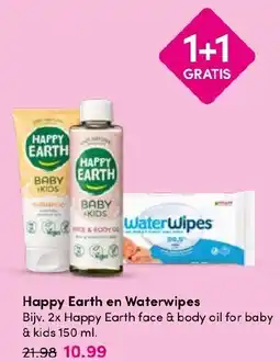 Drogisterij Visser Happy Earth en Waterwipes aanbieding