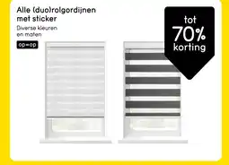 Leen Bakker Bekijk alle Bamboe rolgordijnen met sticker aanbieding