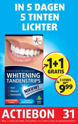 Lucovitaal Lucovitaal whitening tandenstrips aanbieding