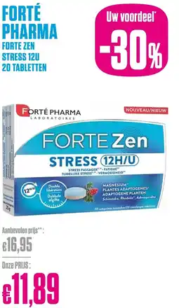 Medi Market Forté pharma forte zen stress 12u aanbieding