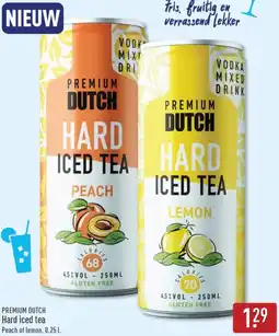 ALDI Premium Dutch Hard iced tea aanbieding