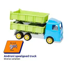 Action Androni speelgoed truck aanbieding