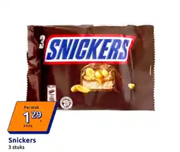 Action Snickers aanbieding