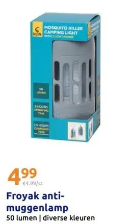 Action Froyak anti-muggenlamp aanbieding