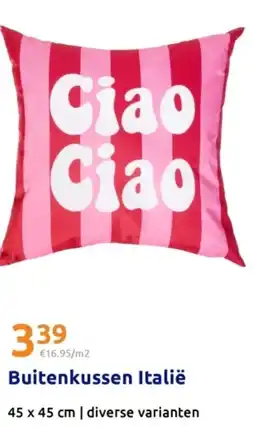Action Buitenkussen Italië aanbieding