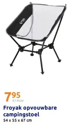 Action Froyak opvouwbare campingstoel aanbieding