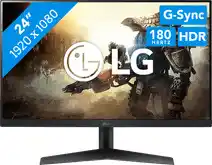Bol.com LG UltraGear 24GS60F - Full HD IPS Gaming Monitor - 180hz - 1 ms - 24 inch aanbieding