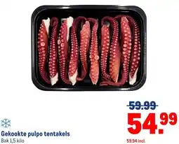 Makro Gekookte pulpo tentakels aanbieding