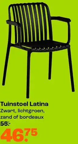Kwantum Tuinstoel Latina aanbieding