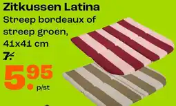 Kwantum Zitkussen Latina aanbieding