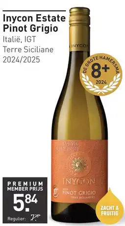 Gall & Gall Inycon Estate Pinot Grigio aanbieding