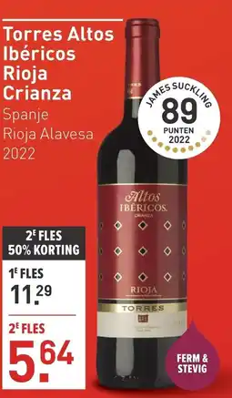 Gall & Gall Torres Altos Ibéricos Rioja Crianza aanbieding