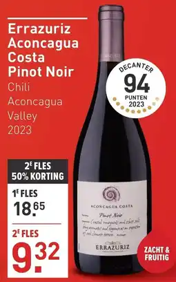 Gall & Gall Errazuriz Aconcagua Costa Pinot Noir aanbieding