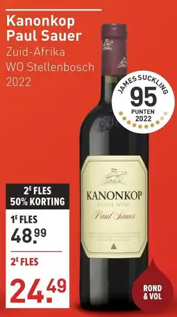 Gall & Gall Kanonkop Paul Sauer aanbieding