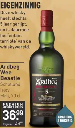 Gall & Gall Ardbeg Wee Beastie aanbieding