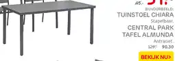Praxis Central park tafel almunda aanbieding