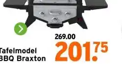 GAMMA Jamestown Braxton gasbarbecue tafelmodel metaal zwart 46 x 33 cm aanbieding