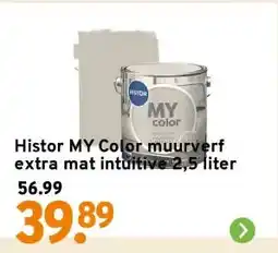 GAMMA Histor MY Color muurverf extra mat intuitive 2,5 liter aanbieding