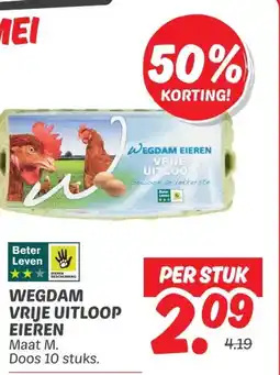 Dekamarkt WEGDAM VRIJE UITLOOP EIEREN aanbieding