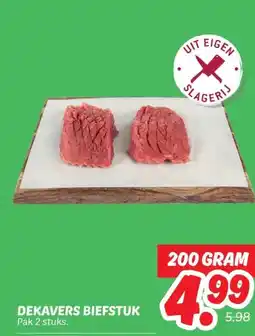 Dekamarkt DEKAVERS BIEFSTUK aanbieding