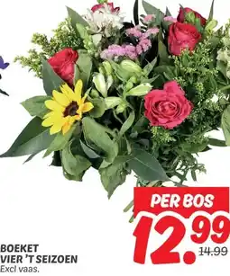 Dekamarkt BOEKET VIER 'T SEIZOEN aanbieding