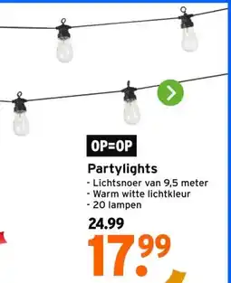 GAMMA Partylights aanbieding