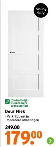 GAMMA Deur Niek aanbieding