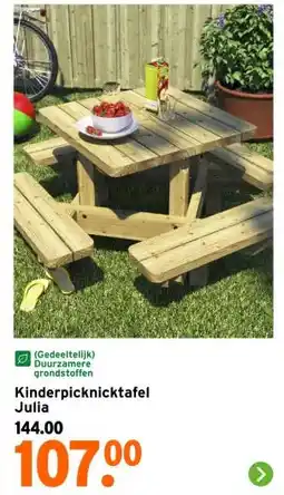 GAMMA Kinderpicknicktafel Julia aanbieding
